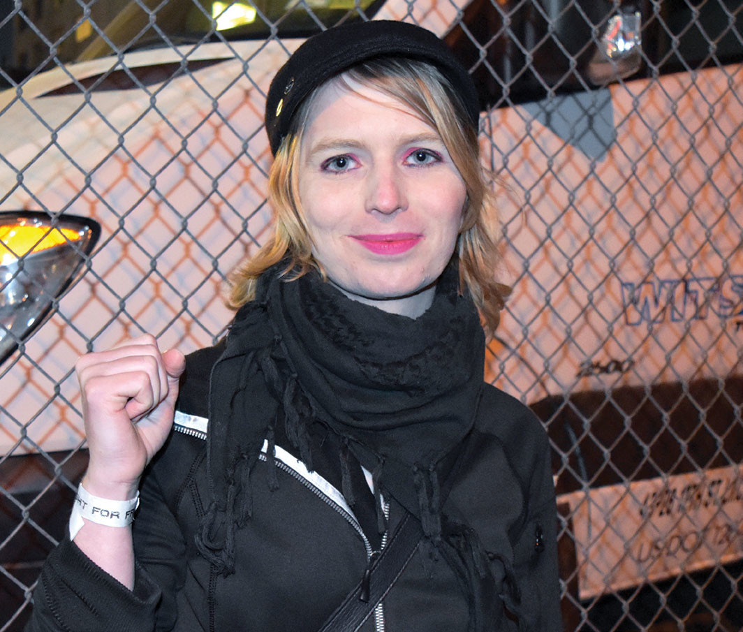 Chelsea Manning, New York, January 2018. Manolo Luna/Wikicommons