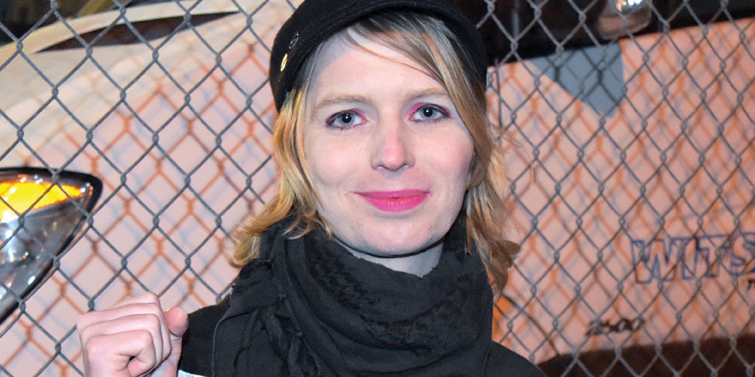 *Chelsea Manning, New York, January 2018.* Manolo Luna/Wikicommons