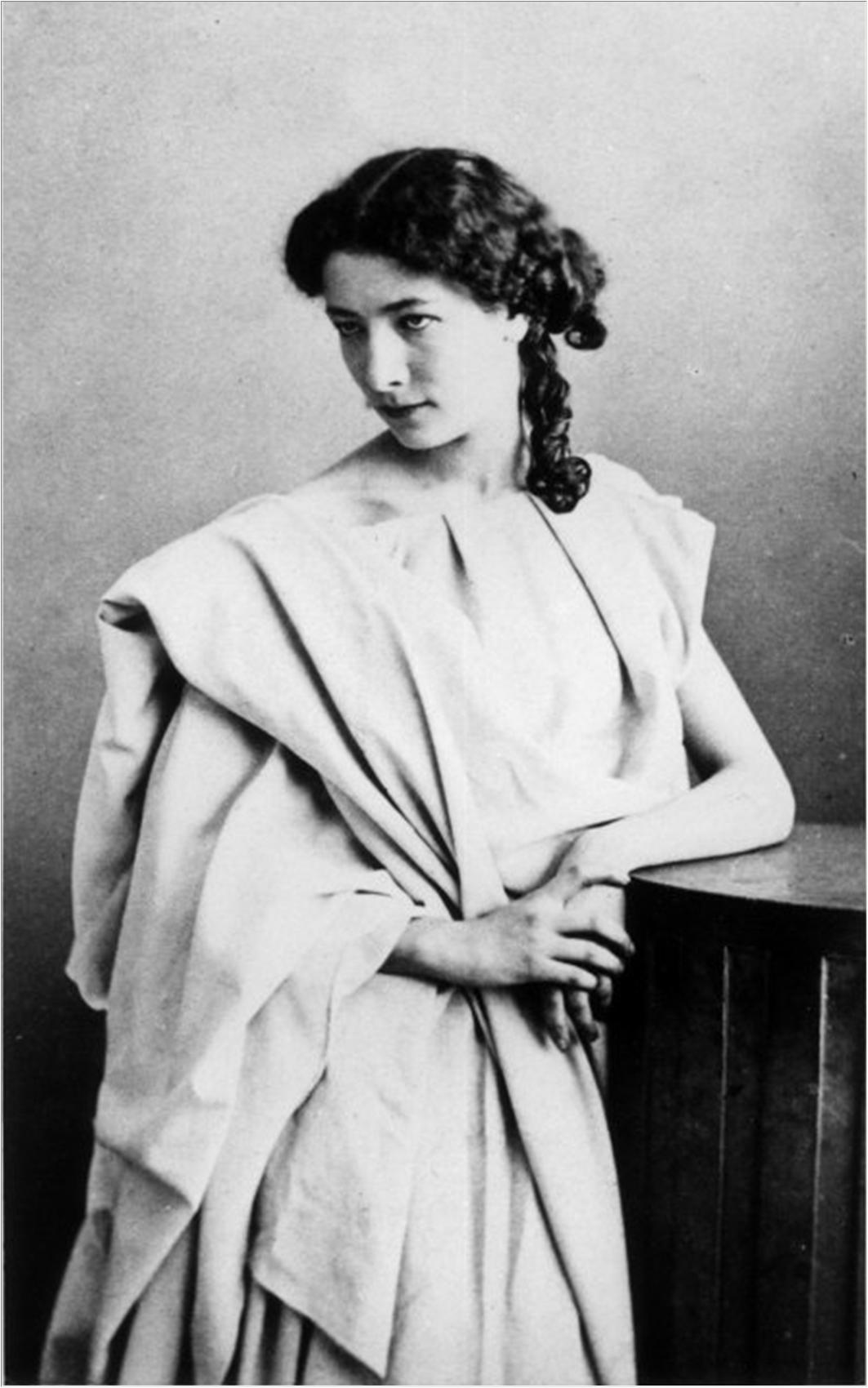 *Sarah Bernhardt c. 1860. Photo: Jean Racine*