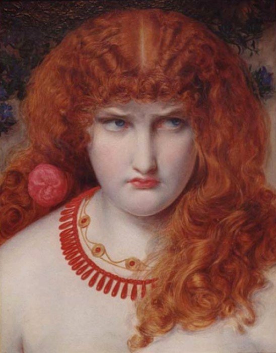 Anthony Fredrick Sandys/Alamy, _Helen of Troy_, 1867