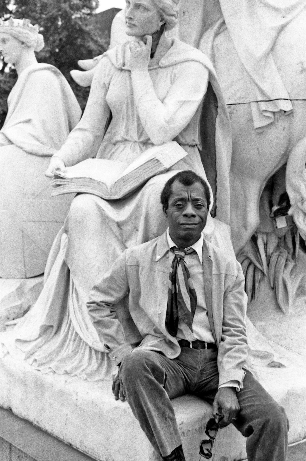 James Baldwin, Kensington Gardens, London, 1969.