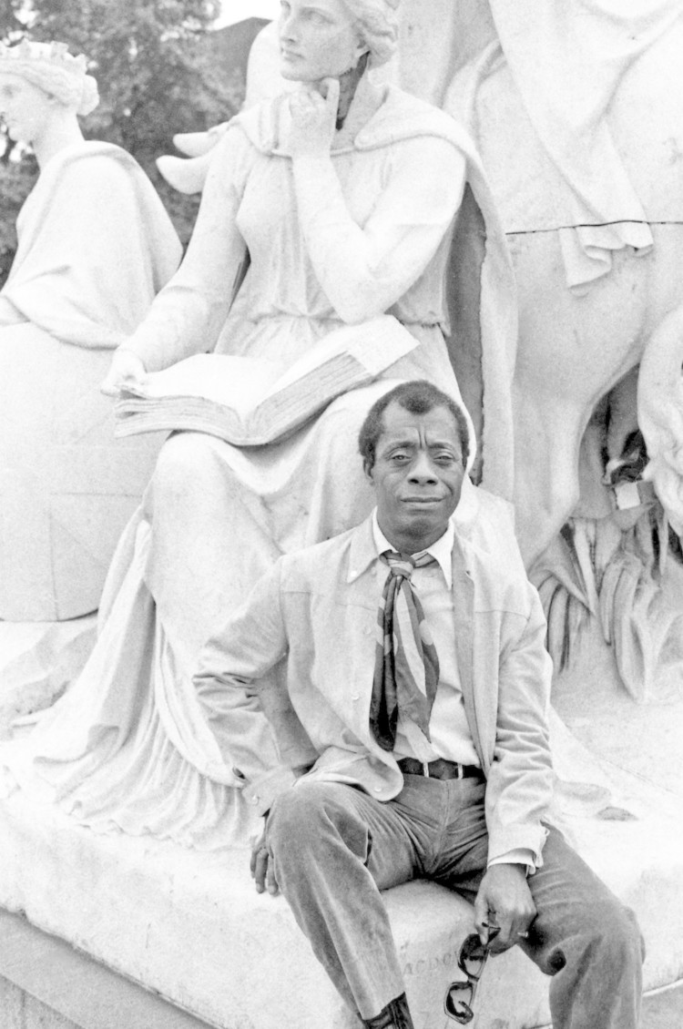 *James Baldwin, Kensington Gardens, London, 1969.* 