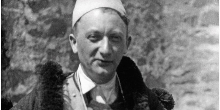 *Joseph Roth dressed in traditional Albanian clothing, 1927.*