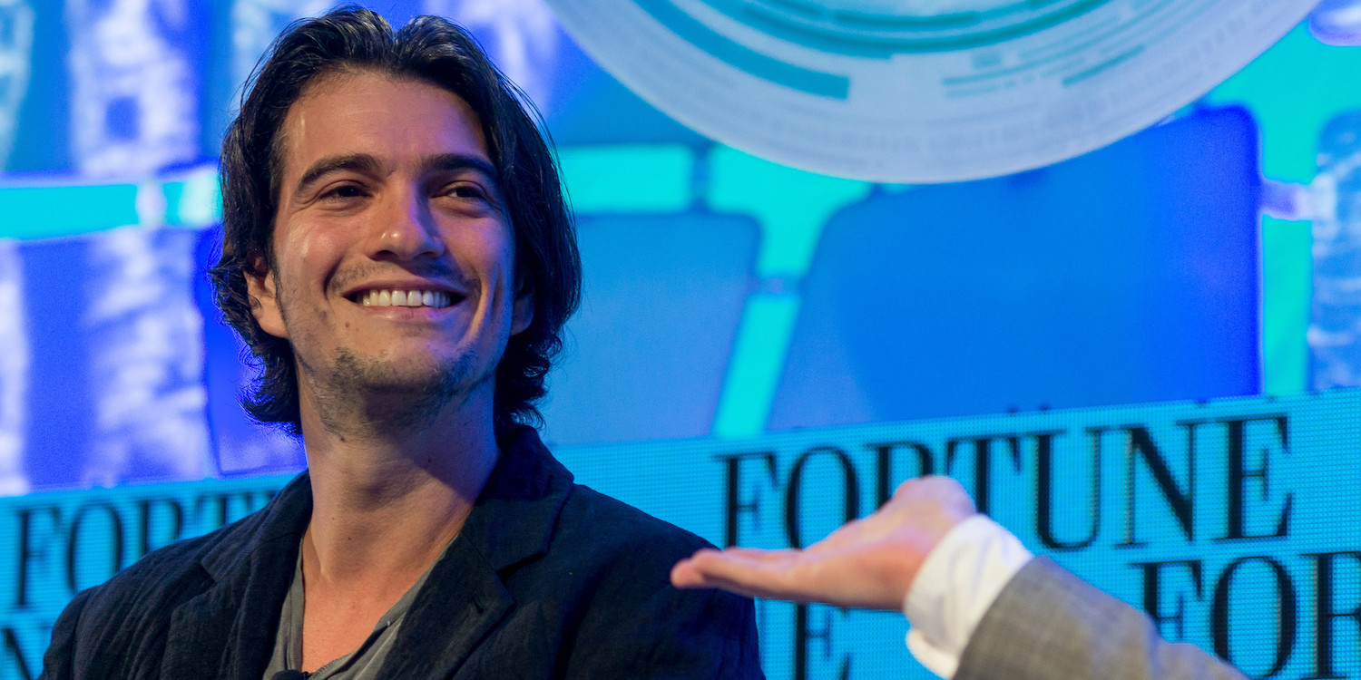 *Adam Neumann, 2016.* STUART ISETT/Fortune Brainstorm TECH/Flickr