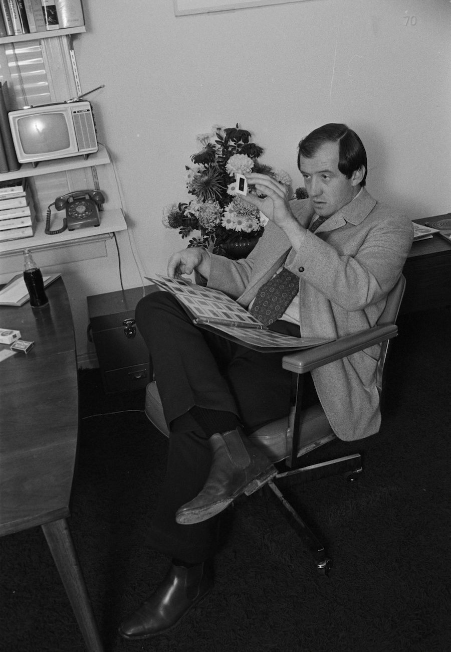 *Dave Hickey at his Austin gallery, A Clean, Well-Lighted Place. November 13, 1969.* Courtesy of the Austin American-Statesman