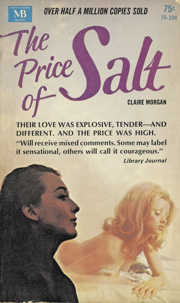 *Cover of the 1969 MacFadden edition of Patricia Highsmith's 1952 _The Price of Salt_.* 