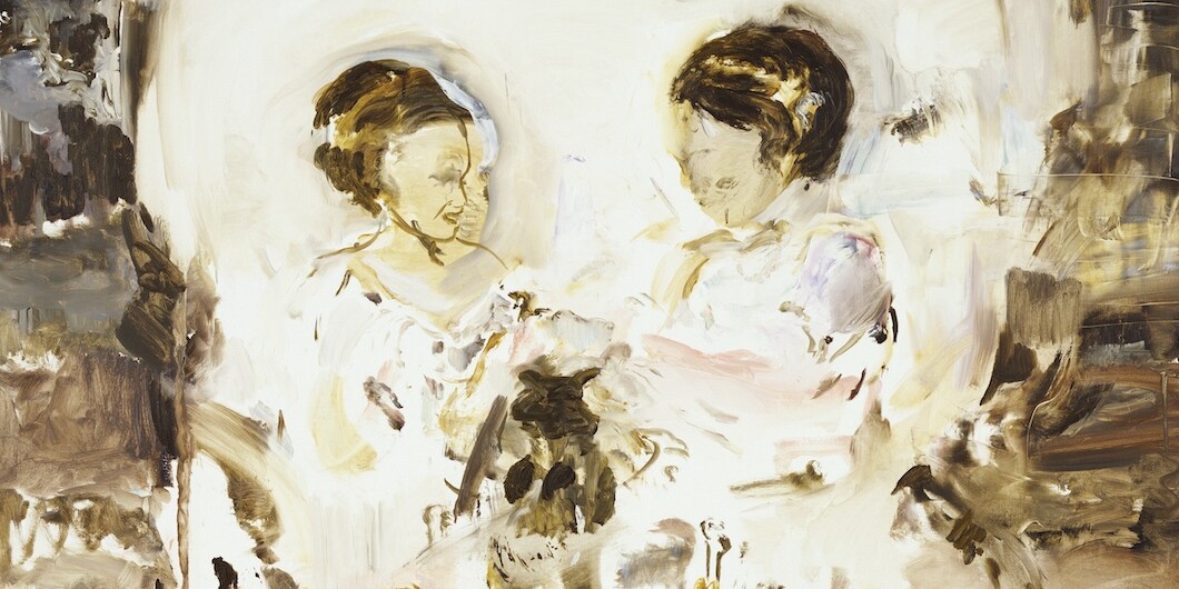 *Cecily Brown, _Aujourd’hui Rose_, 2005,* oil on linen, 77 × 55". © Cecily Brown