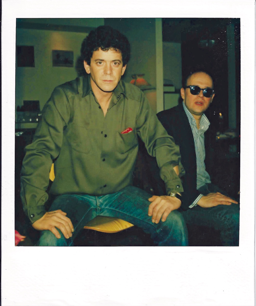 *Lou Reed and Robert Quine, ca. 1981*. Courtesy Sylvia Reed