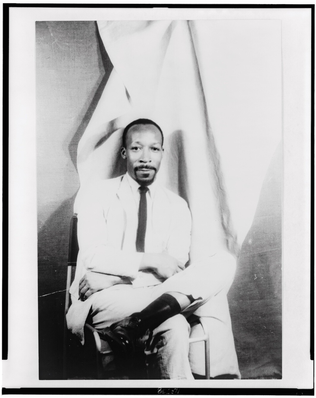 Carl Van Vechten's portrait of John A. Williams, 1962. © Van Vechten Trust, Library of Congress Prints and Photographs Division Washington, D.C.