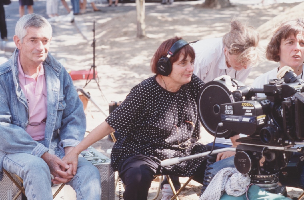 *Agnès Varda with Jacques Demy during production of Jacquot de Nantes, 1991.* © Ciné-Tamaris, courtesy of Academy Museum Foundation.