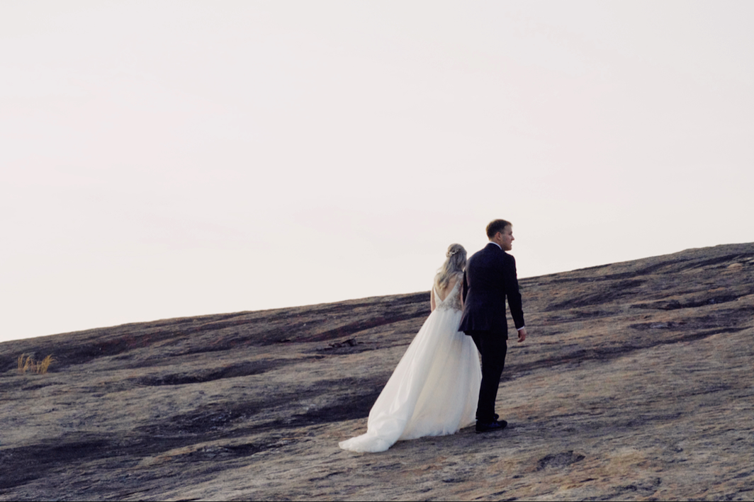 *Blake Bulter and Molly Brodak's wedding photo, Arabia Mountain, Stonecrest, GA, 2017.*